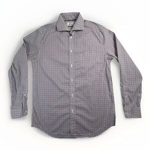 Jos A Bank Men's 1905 Brrr Comfort Stretch Non Iron Check Shirt 15.5-33